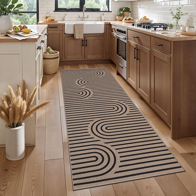 Tangsoo Easy Jute Rug 2x6 Washable Runner Rug - Image 2