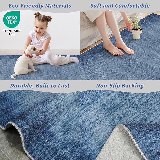 3x10 ft Long Hallway Runner Rug – Non-Slip Washable Kitchen Floor Rug - Image 5
