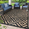 GENIMO Outdoor Rug 4x6 Waterproof, Reversible Mats, Outdoor Area Rug, Plastic by GENIMO