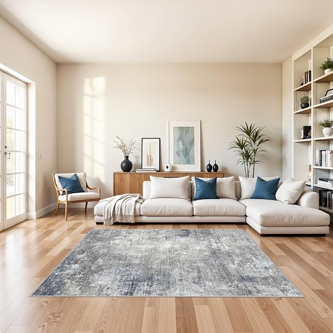 5x8 Washable Rug Living Room by BYYVOORugsforYourHome