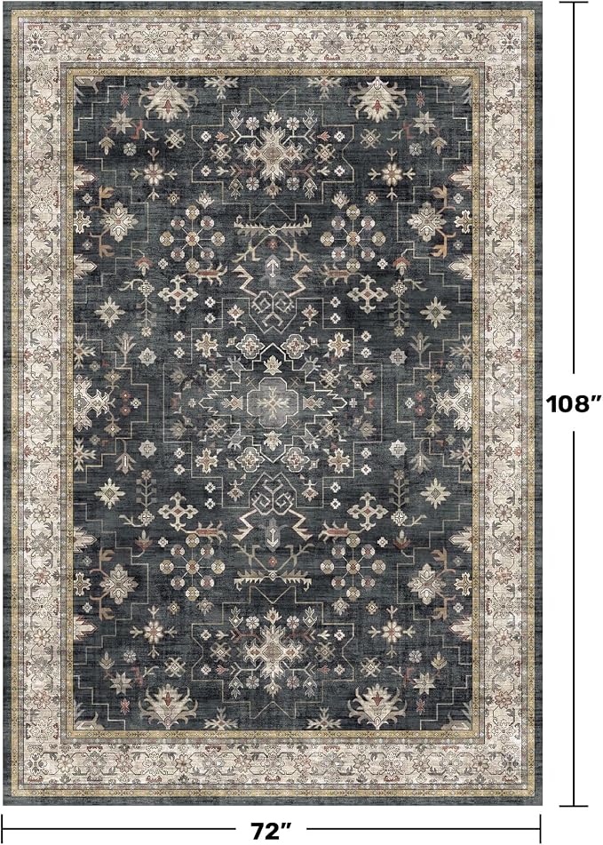 Boho Dining Room Rugs for Under Table - Image 2