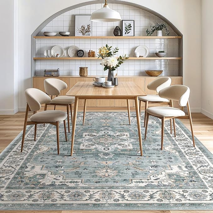 Vintage Living Room Area Rug 9x12 - Image 7