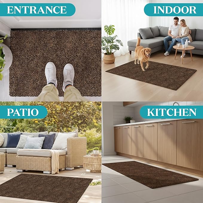 Premium Microfiber Indoor Door Mat – 20"x30" Washable Entry Mat, Waterproof - Image 6
