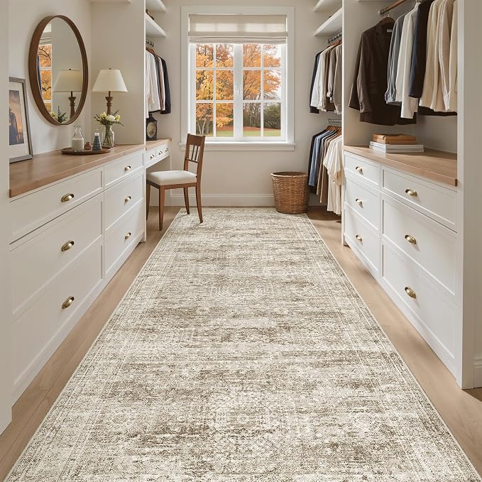 Soalmost 4x10 Wide Hallway Runner Rug: Washable Soft Rug Runners - Image 4