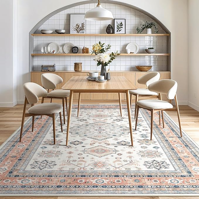 Vintage Living Room Area Rug 5x7 - Image 7