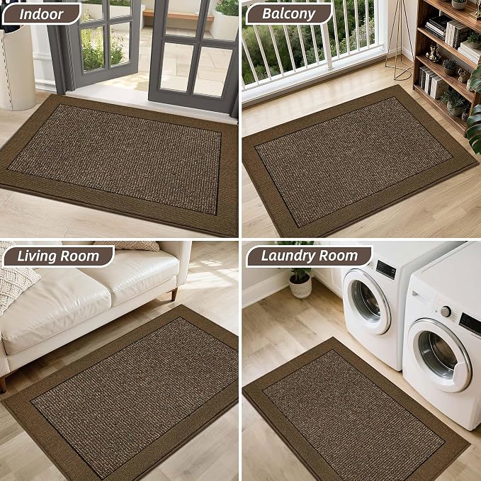 BEQHAUSE Indoor Door Mat 32" x 48", Dirt Trapper Door Mats Non-Slip Entryway - Image 8