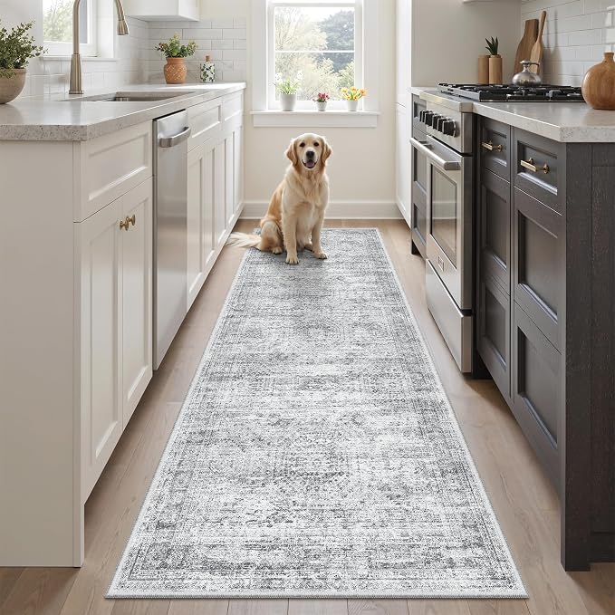 Soalmost Runner Rug 2'x6' Washable Non-Slip Runner Rugs by Soalmost