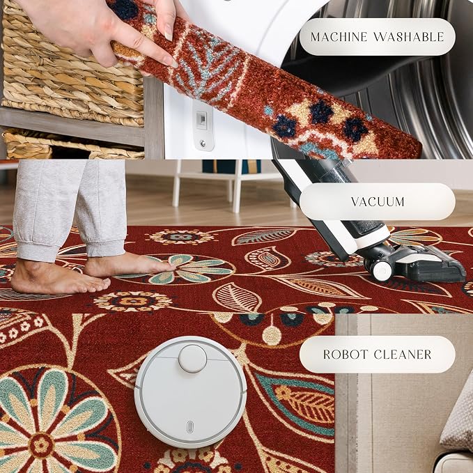 Maples Rugs Reggie Floral Area Rug - Image 9