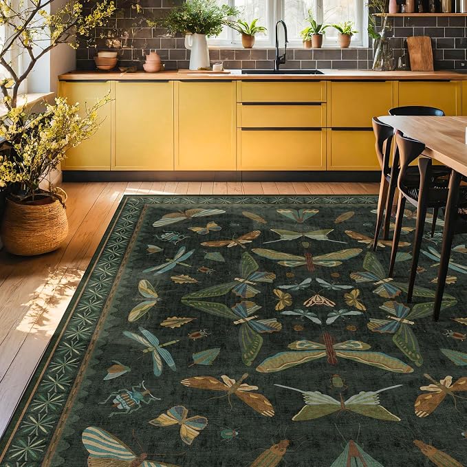 Hazo Haus Green Living Room Rug - Image 3