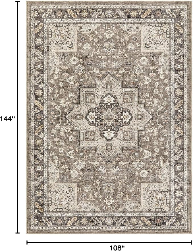 Vintage Living Room Area Rug 9x12 - Image 2
