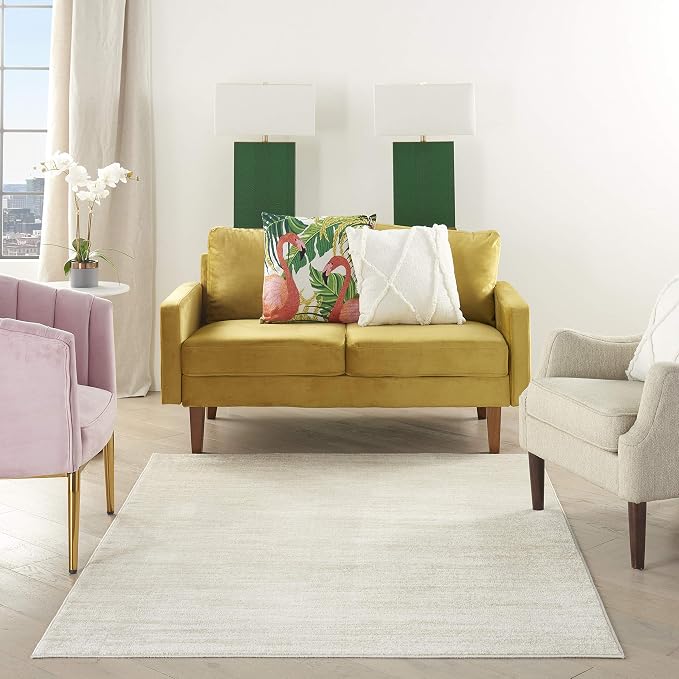 Nourison Home Nourison Essentials Ivory Beige 5' x 8' Area Rug - Image 2