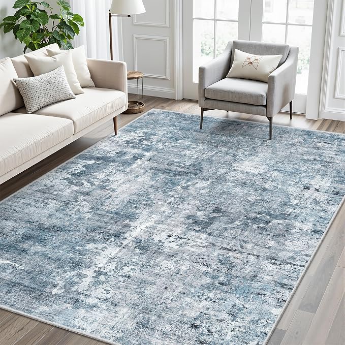 Soalmost Area Rug 6x9 Abstract Rugs - Image 2