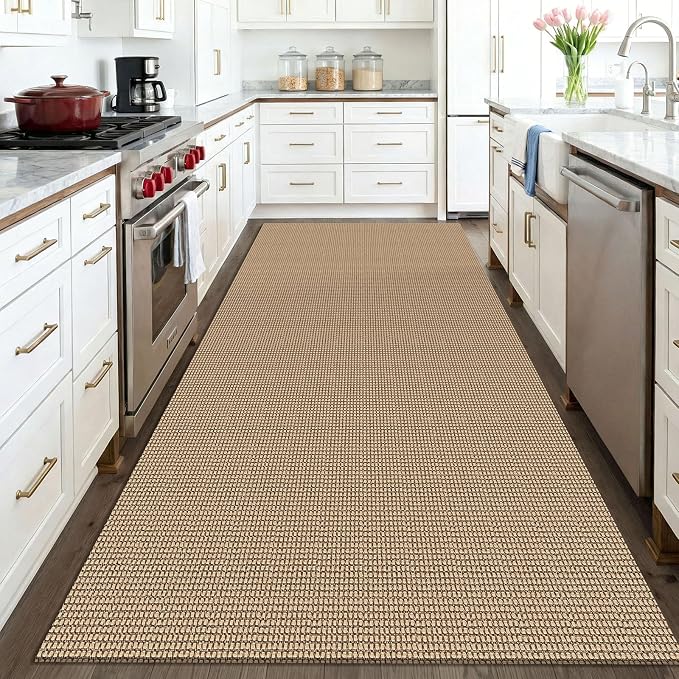 KOZYFLY Washable Area Rug 4x6 ft Non Slip Rubber Backed Living Room Rugs - Image 2