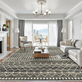 Miukiki 10x14 Area Rugs for Living Room Moroccan Washable Rugs Non Slip Indoor by Miukiki