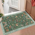 Mushroom Small Rug 2x3 Washable Door Mat Indoor Rugs by ROYHOME