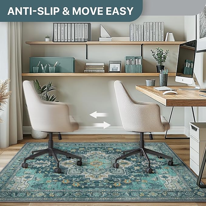 36"x48" Office Chair Mat for Hardwood Tile Floor, Under Desk Carpet Protector - Image 5