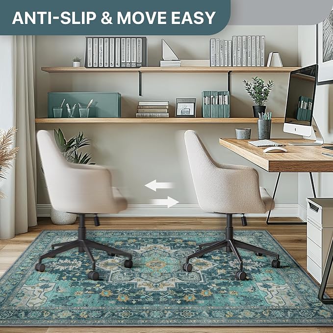 36"x60" Office Chair Mat for Hardwood Tile Floor, Under Desk Carpet Protector - Image 5