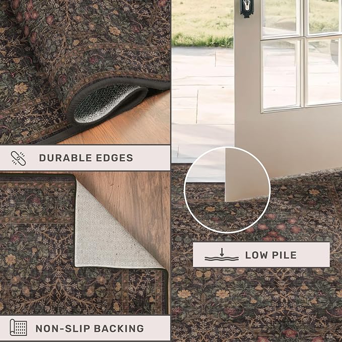 Boho Washable 3x10 Extra Long Runner Rug - Image 4