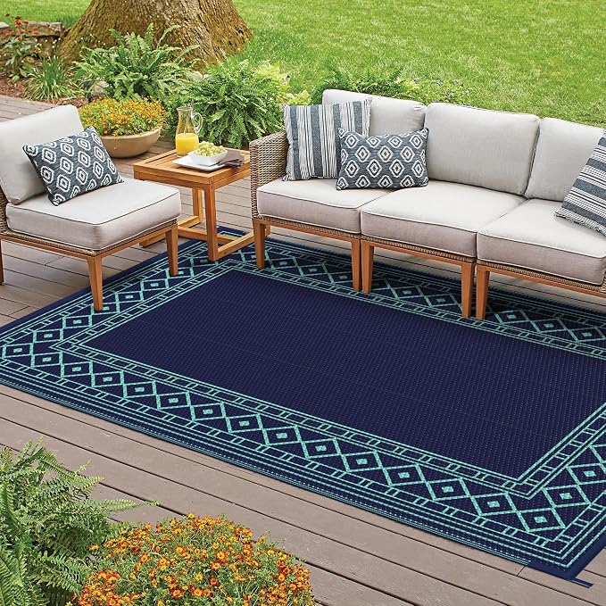 GENIMO Outdoor Rug Waterproof 6'x9' - Image 2