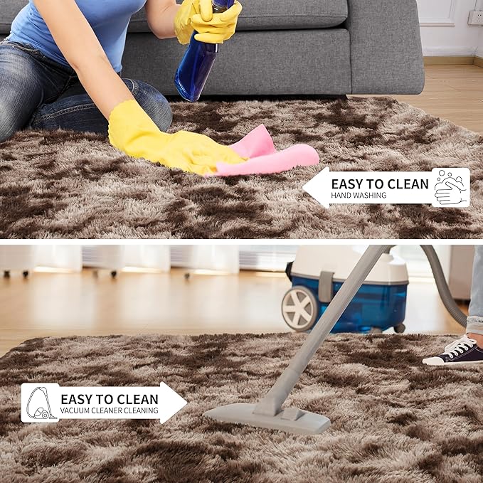 Tepook Area Rugs 9x12 for Living Room, Super Soft Fluffy Rugs for Bedroom - Image 6