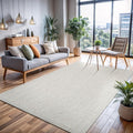 CAMILSON Easy Jute Rug 6x9, Indoor Outdoor Off-White Color Fiber Area Rugs by CAMILSONIndoorOutdoorAreaRugs