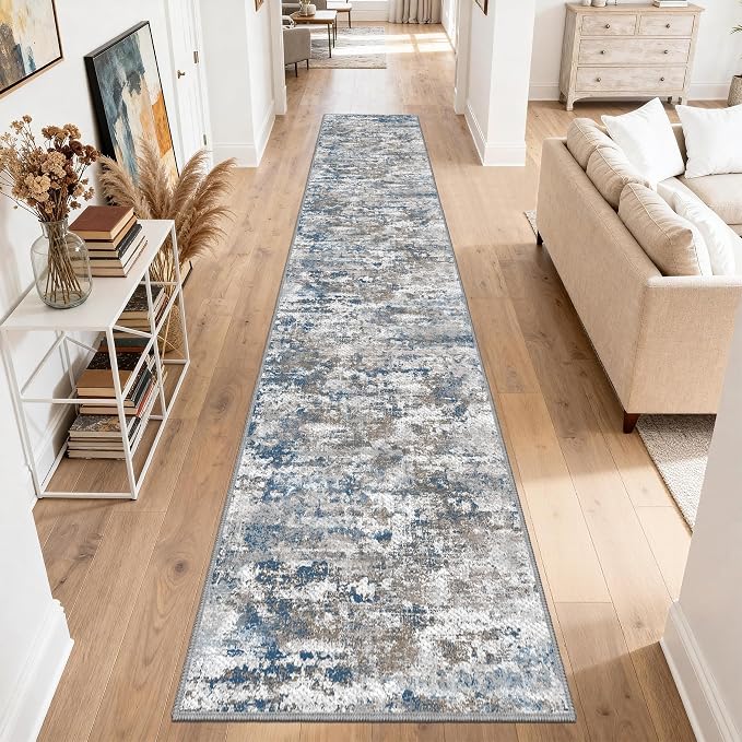 Washable Carpet Runners for Hallway 14ft-Non Slip Floor Runners for Dogs by TTelephant