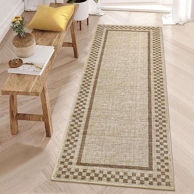 Rug Runners for Hallways 2x8 Washable Kitchen Runner Rug Non Slip Low Pile by GarveeHome