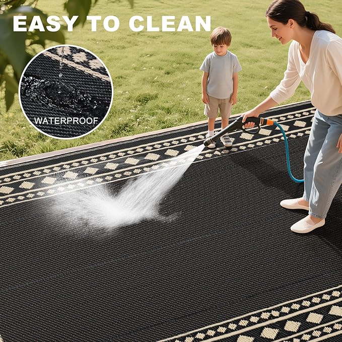 RURALITY Outdoor Rugs 8x10 Waterproof - Image 5