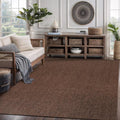 CAMILSON Easy Jute Rug 5x7, Indoor Outdoor Brown Color Fiber Area Rugs by CAMILSONIndoorOutdoorAreaRugs