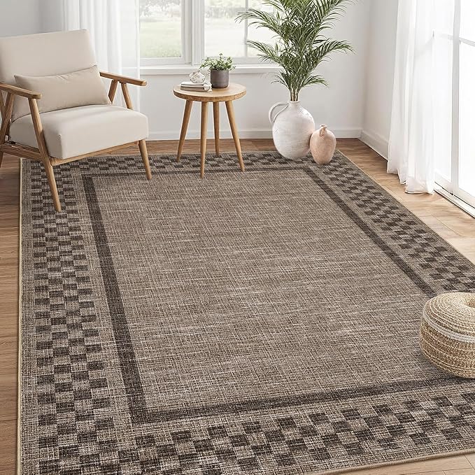GarveeHome Modern Bordered 9x12 Area Rugs - Image 2