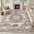 Washable 7x9 Area Rug for Living Room by JessibouAreaRug