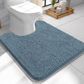 OLANLY Toilet Rugs U-Shaped 24x24, Extra Soft Absorbent Chenille Contour by OLANLY