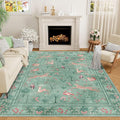 DUKINO 6x9 Rug, Washable Animal Living Room Rug by DUKINO