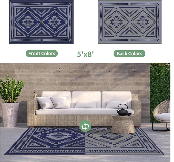 GENIMO Outdoor Rug for Patio Clearance - Image 4