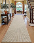 DEXI Hallway Runner Rug 2'4"x8', Non Slip Rubber Backed Runners Carpet by DEXI