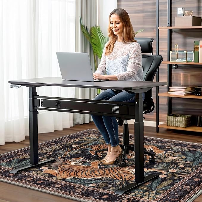 48"x72" Office Chair Mat for Hardwood Tile Floor, Under Desk Carpet Protector - Image 2