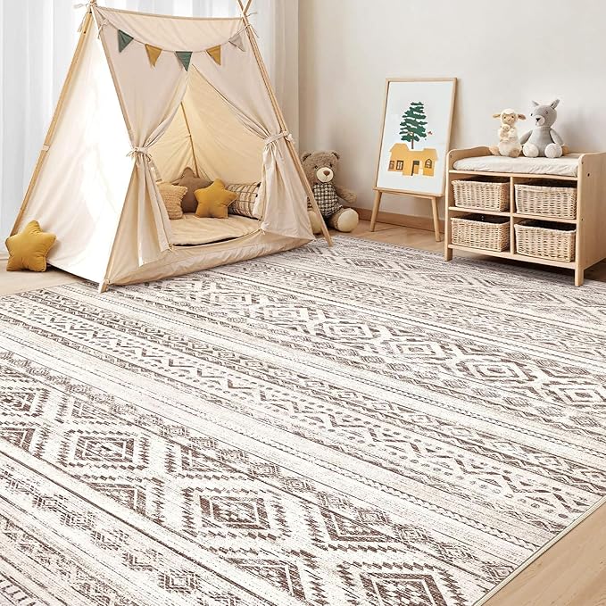 cotiled 6x9 Area Rugs Living Room Rug: Washable Boho Rugs - Image 6