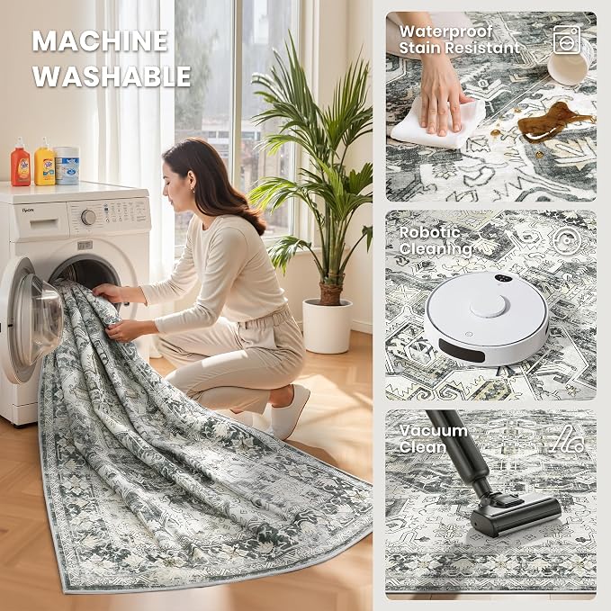 zesthome 8x10 Area Rugs-Washable Rug - Image 4