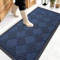 OLANLY Front Door Mat Outside Entrance 47x23, Heavy Duty Sturdy Natural Rubber by OLANLY