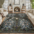 AMTOVO 8x10 Washable Area Rugs for Living Room, Non-Slip&Non-Shedding Large by AMTOVO