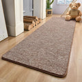 Keeko Soft 2x6 Runner Rug Brown, Bedside Rugs by Keeko