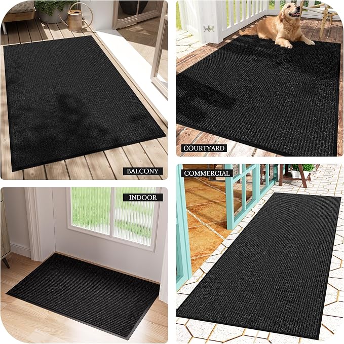 Front Door Mat 3' x 10', Heavy Duty Large Commercial Floor Mats, Non-Slip Low - Image 8