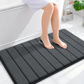 OLANLY Memory Foam Bath Mat 40x24, Super Soft Absorbent Bathroom Rugs, Quick Dry by OLANLY