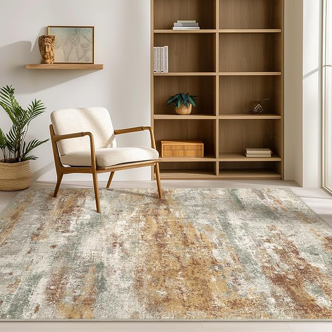 BEIMO Area Rugs 6x9 for Living Room Bedroom, Modern Abstract Machine Washable - Image 4