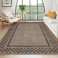 GarveeHome Area Rug 6x9 Large Living Room Modern Border Throw Rug by GarveeHome