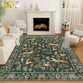 DUKINO 5x7 Rug, Washable Animal Living Room Rug by DUKINO