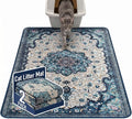 Hompet Cat Litter Mat 2 Pack, 48x72 Large Machine Washable Trapping Mats by Hompet
