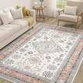 Vintage Living Room Area Rug 5x7 by COTILED