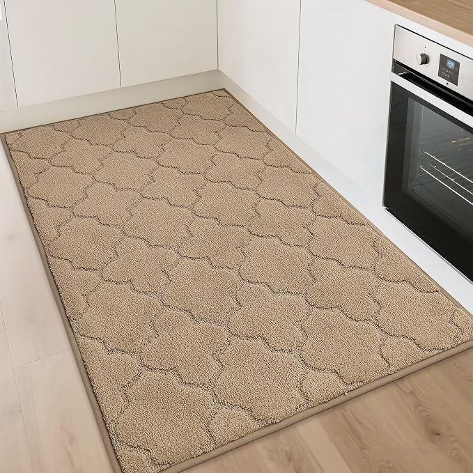 COSY HOMEER Kitchen Rugs 32"x48" Non-Slip Washable Kitchen Mats by COSYHOMEER
