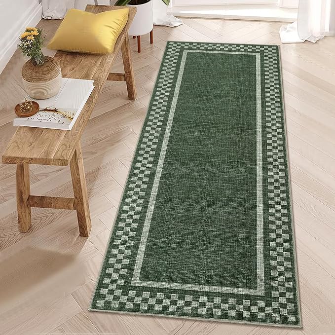 Rug Runners for Hallways 2x8 Washable Kitchen Runner Rug Non Slip Low Pile - Image 2